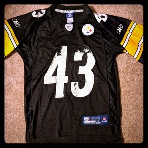 NFL Steelers #43 Troy Polamalu jersey